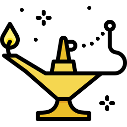 Волшебная лампа иконка