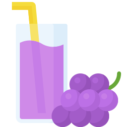 jugo de uva icono