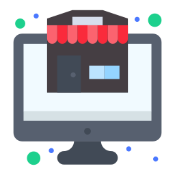 Online shop icon