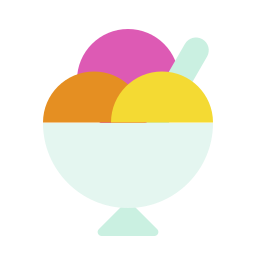 Ice cream cup icon
