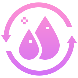 물을 재활용 icon