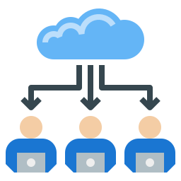 connessione cloud icona