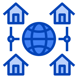 Global connection icon