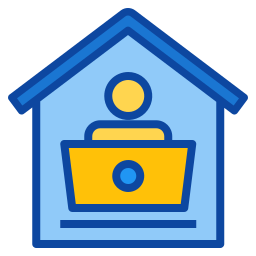 Work from home icon