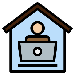 Work from home icon