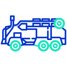 Military vehicle icon