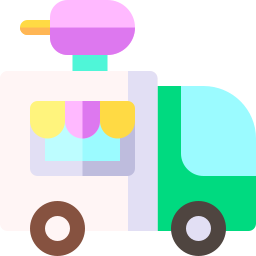 Ice cream truck icon