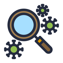 Virus search icon