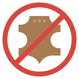 No leather icon
