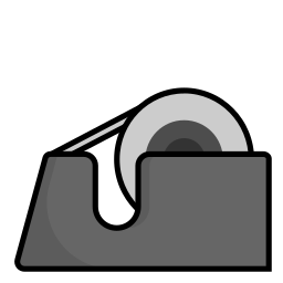 Adhesive tape icon
