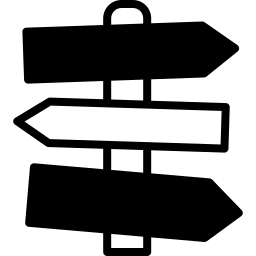 Road sign icon