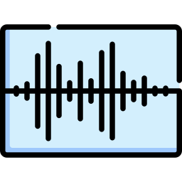 les ondes sonores Icône