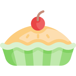 pie de manzana icono