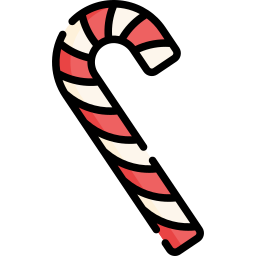 Candy cane icon