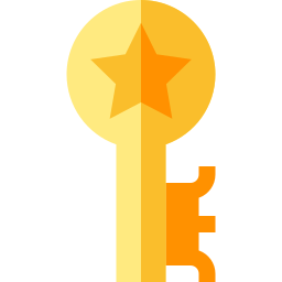 sleutel tot succes icoon