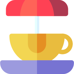 Tea cup ride icon