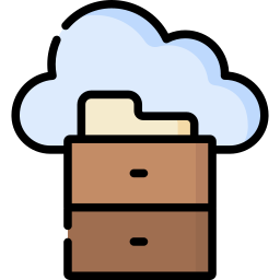 Cloud storage icon