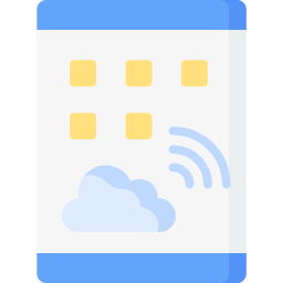 applicazione cloud icona