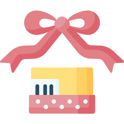 Gift wrapping icon