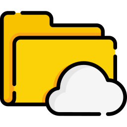 Cloud storage icon