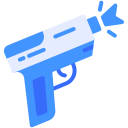 pistola a mano icona