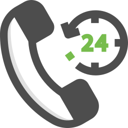 24 hours support icon