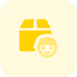 Delivery courier icon