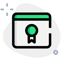 Online certificate icon