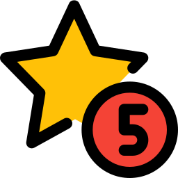 vijf sterren icoon