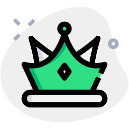 royalty kroon icoon