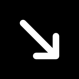 Diagonal arrow icon