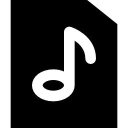 muziek bestand icoon