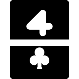 quattro di fiori icona