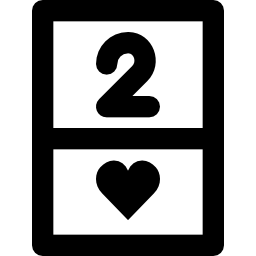 dwa serca ikona