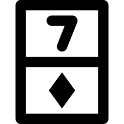 Seven of diamonds icon