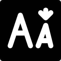 kleine letters icoon