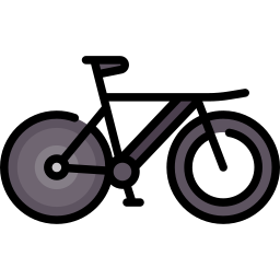 bicicleta de pista icono
