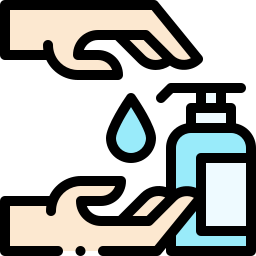 Hand sanitizer icon