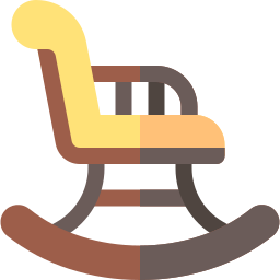 Rocking chair icon