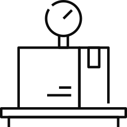 Weighing scale icon