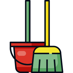 servicio de limpieza icono