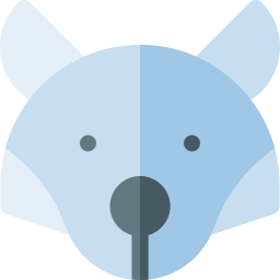 Arctic fox icon