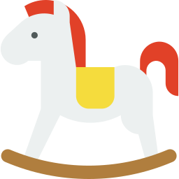juguete del caballo icono