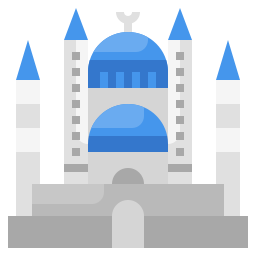 mesquita azul Ícone