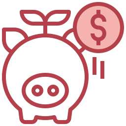 Piggy bank icon