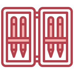 Pencil case icon