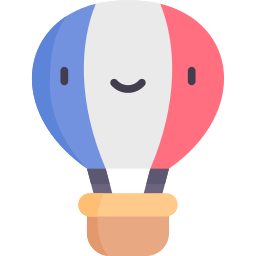 Hot air balloon icon