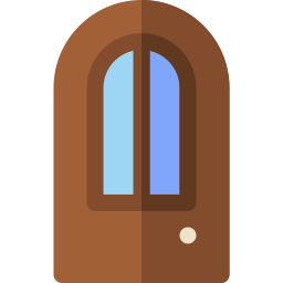 drzwi domu ikona