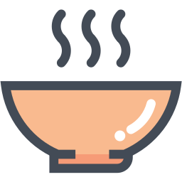 Hot soup icon