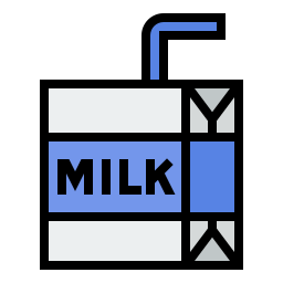 cartone del latte icona